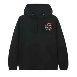 ASSC X COMME Des GARCONS Black Hoodie
