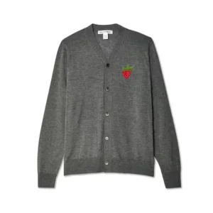 CDG Gris X Brett Westfall Fresa Cardigan