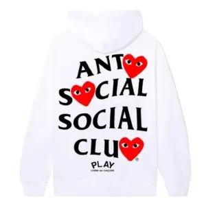COMME Des GARCONS X ASSC Hoodie White