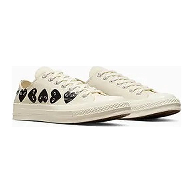 Cdg Converse Multi Hearts Bota Baja Blanco Trend