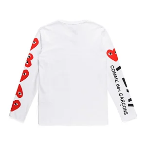 Cdg Play Manga Larga Apparel
