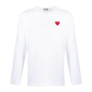 Comme Des Garcons Manga Larga Play Hearts Design